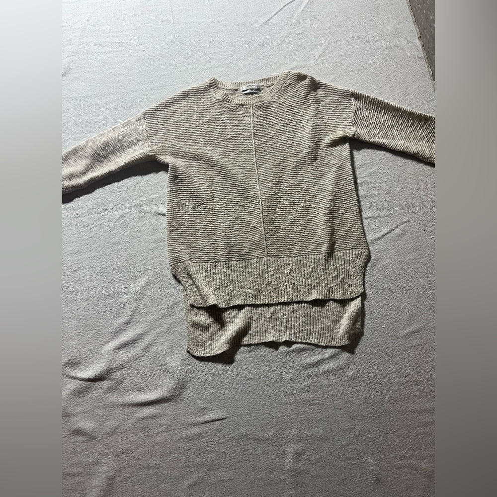 Mango Beige Crew Neck Sweater